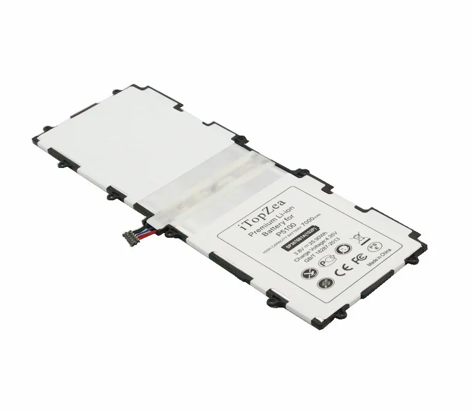 ITopZea 5x7000 мА/ч SP3676B1A(1S2P) запасная батарея для Samsung Galaxy Tablet Tab 2 Note 10 1 P5100 P5110 P7500 P7510