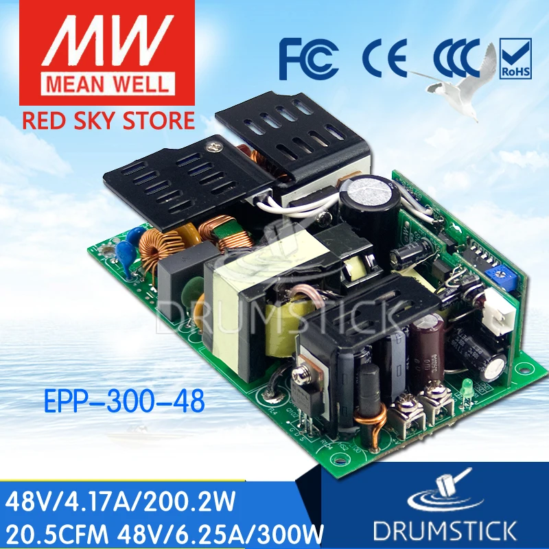 

Steady MEAN WELL EPP-300-48 48V 6.25A meanwell EPP-300 48V 300W Single Output with PFC Function