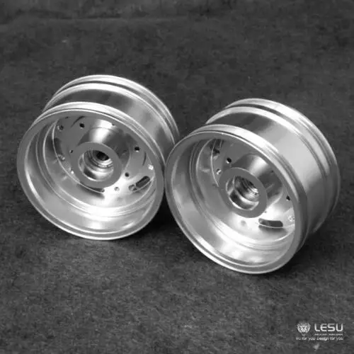 LESU прицеп металлический передний ступица колеса для 1/14 RC DIY Tmy модель тягач