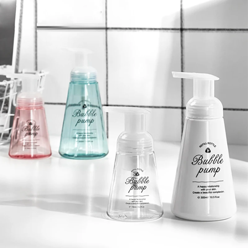 Soap Dispenser Foaming Bottle Mousses Facial Cleanser Bottle Shampoo Shower Gel Foam Pump Bottle 150/300ml