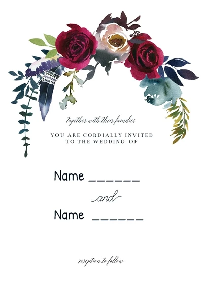 6pcs Card Причудливый букет цветов 20 шт. вечерние салфетки розы этикетка бутылки наклейка коробка свадебных приглашений сумка предметы для украшения дня рождения - Цвет: 6pcs Card