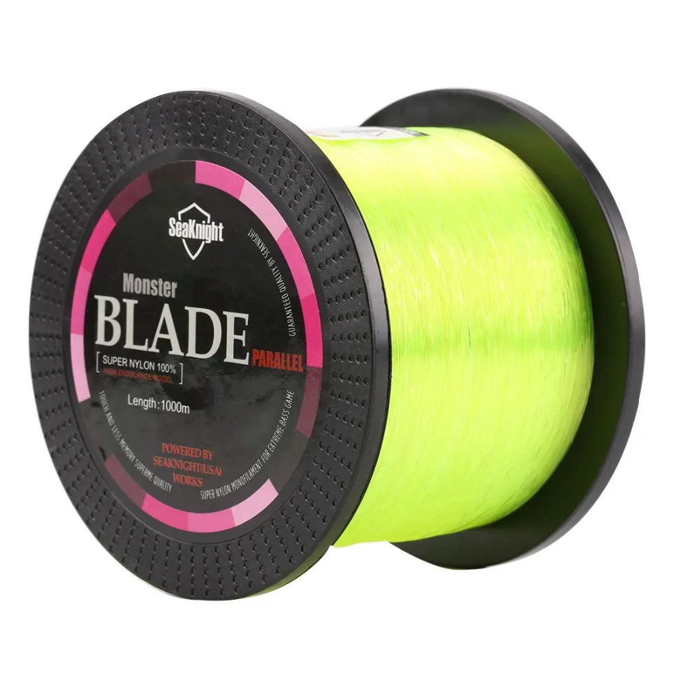 Высококачественная нейлоновая рыболовная леска серии Blade 1000 м 2 35 анг. Фунт.