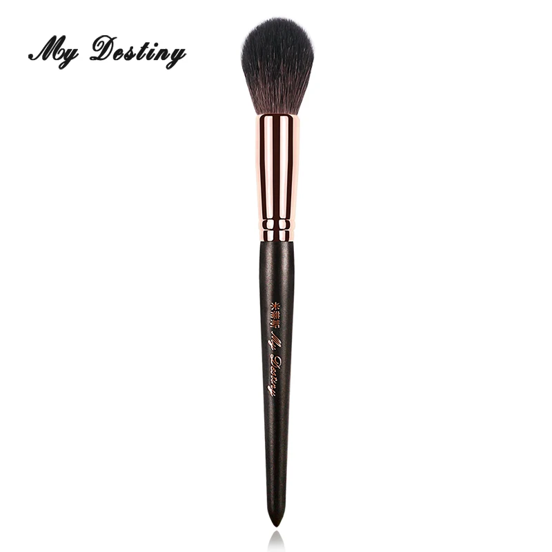 Кисти для макияжа MY DESTINY из козьего волоса конусные хайлайтера | Красота и