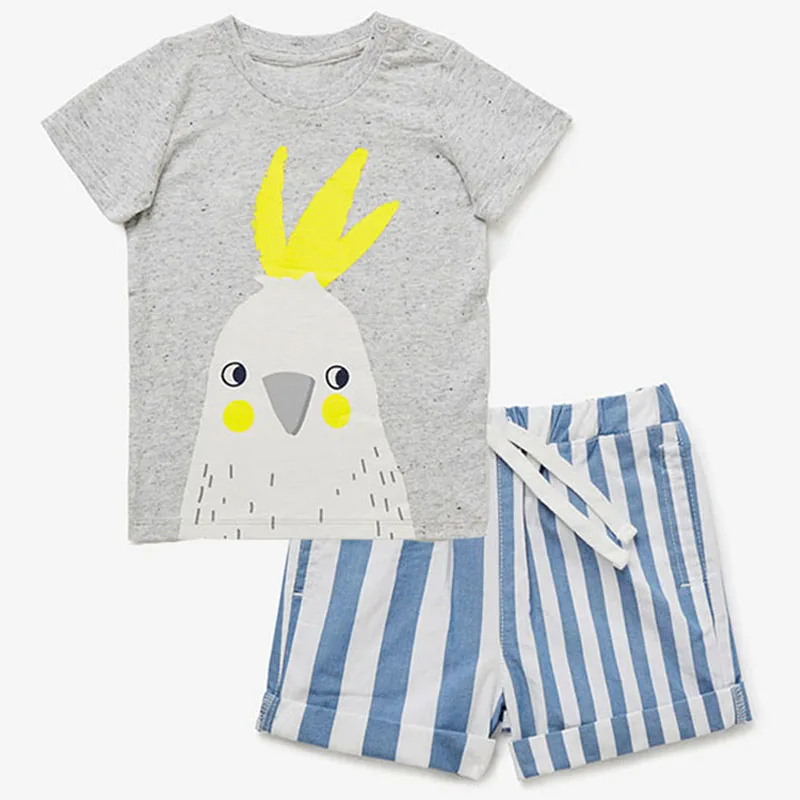Бренд Качественный хлопок летняя одежда, Bebe, Детский комплект из 2 предметов Костюмы комплекты короткий рукав Футболка Одежда для маленьких мальчиков Комплекты, детские костюмы - Цвет: 4215