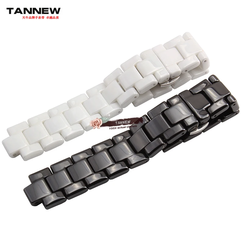Black | high quality white ceramic bracelet for AR1418 AR1410 AR1456 AR1403 AR1423 AR1456