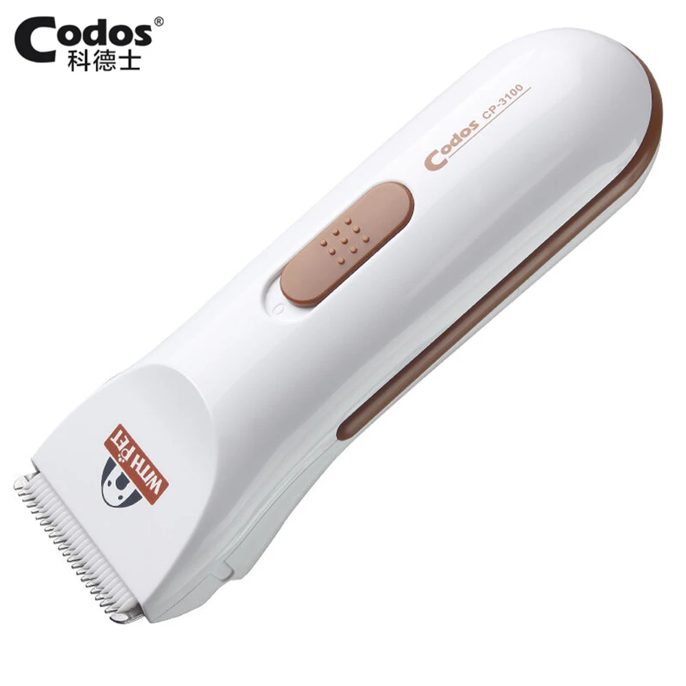 Триммер для стрижки домашних животных Codos CP3100 на батарейках бритва удаления меха