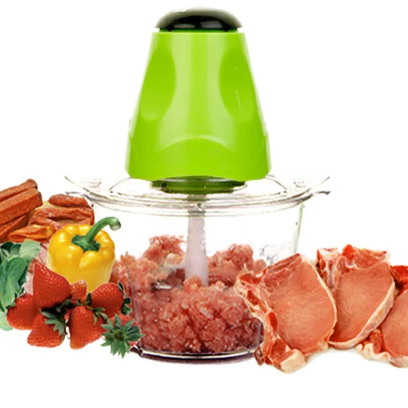 Измельчитель для еды электрическая мясорубка кухонный аппарат Мини комбайн 2л