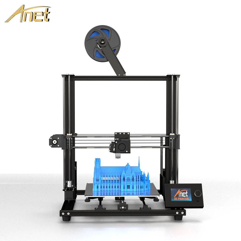 2020 большой размер печати все металлические Anet A8 Plus 3D принтер DIY обновленная