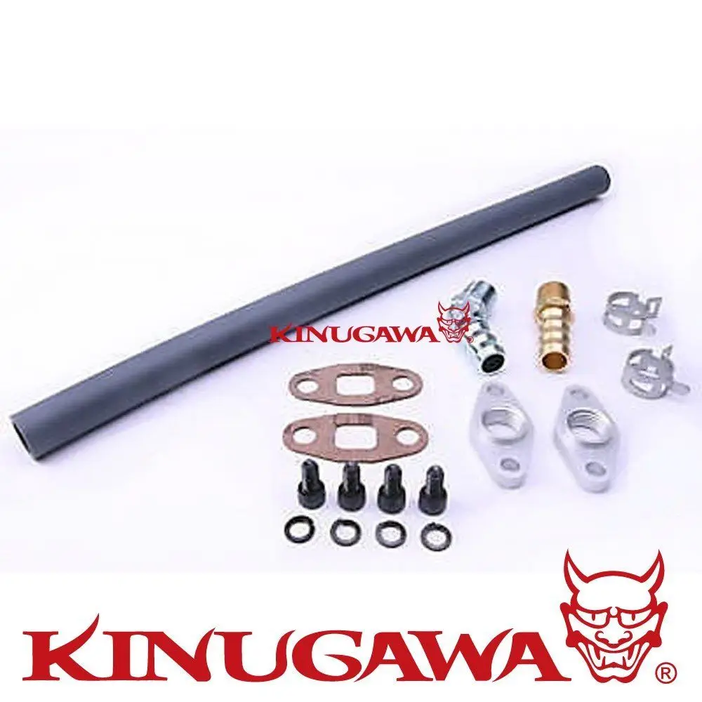 Комплект шланга Kinugawa для слив масла из турбины OD 18 мм подходит 5/8 &quot~ 3/4&quot Garrett T3 T4