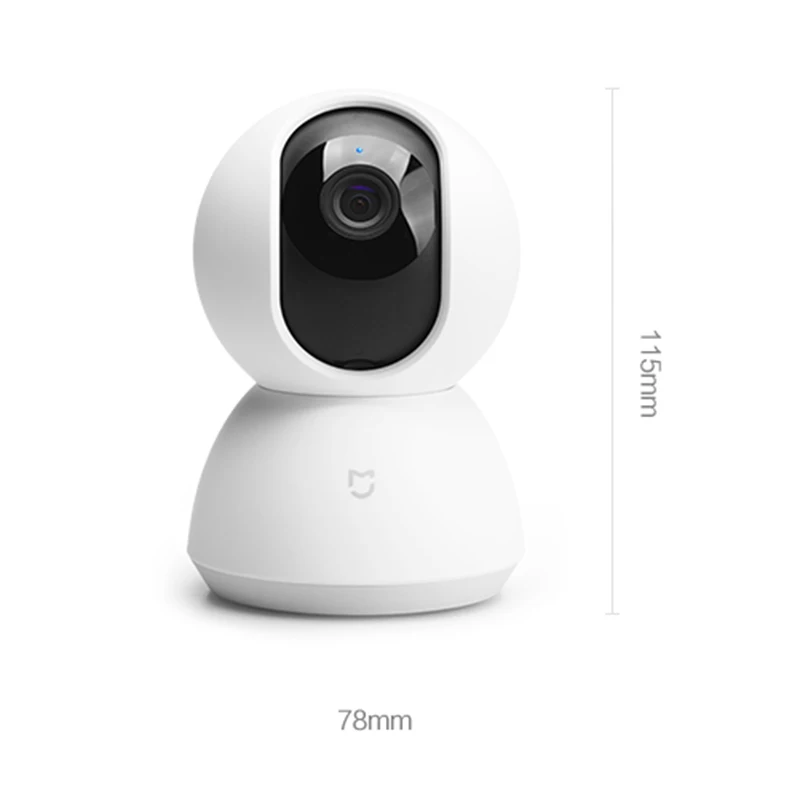 Смарт-Камера Xiaomi Mijia с глобальной версией, Обновленная камера с разрешением 1080P HD, Wi-Fi, поворотная камера, ночная веб-камера с углом обзора 360, беспроводная беззвучная видеокамера