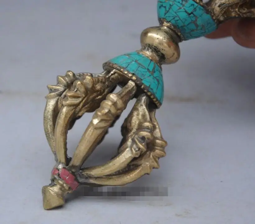 Коллекционная искусственная инкрустация Vajra Phurba держатель для кинжала FaQi | Дом и