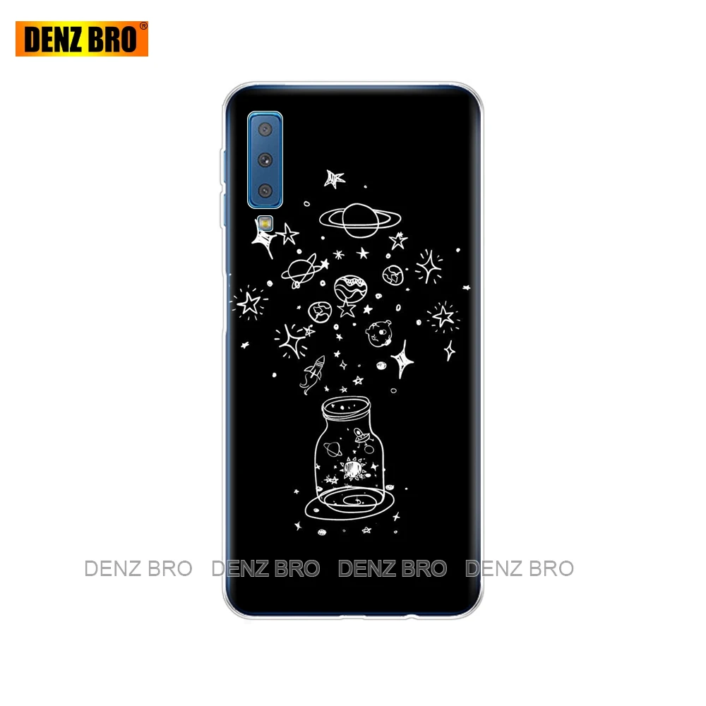 61773 Силиконовый чехол-накладка для samsung Galaxy A7 с красочным принтом для samsung A7 A750 A750F 6,0 дюймов - Цвет: 61773