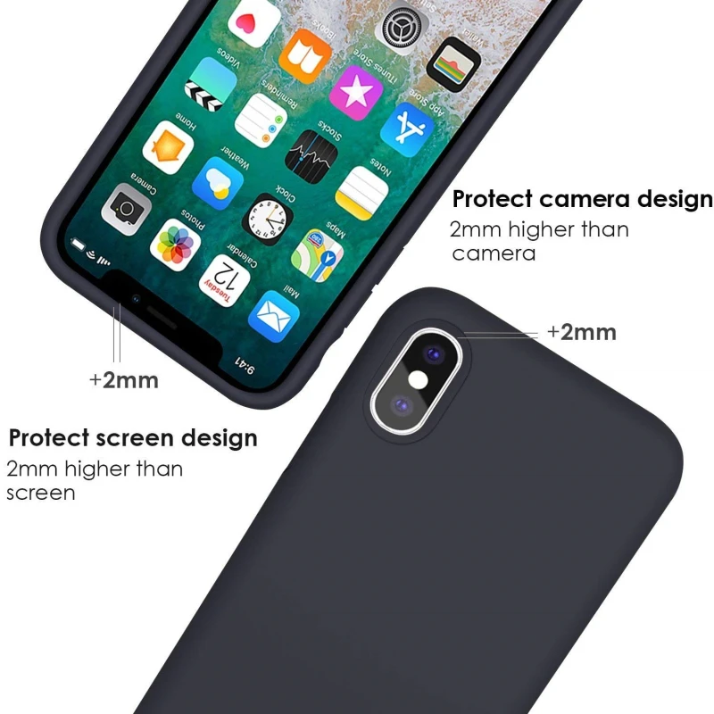 Микрофибра силикон защитный чехол для iPhone 7 6 6S 8 плюс роскошный стильный цвет iphone7