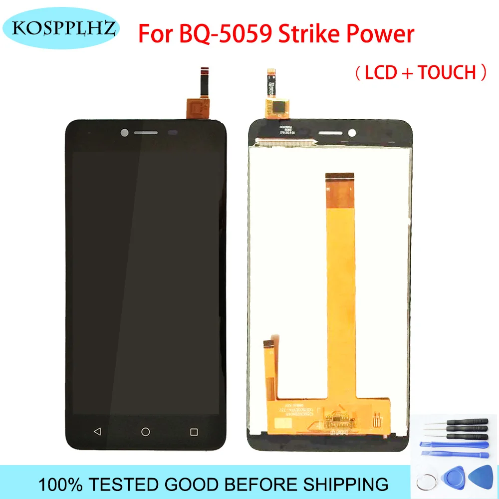 ЖК экран для BQ mobile BQS 5059 Strike power BQ5059 дисплей дигитайзер сенсорная панель в