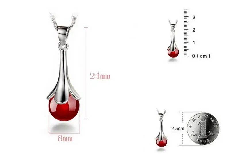 XIYANIKE 925 Sterling Silver Beads Long Section Pendant No Chian Necklaces &amp Pendants For Women Fine Jewelry Collares VNS8064 | Украшения
