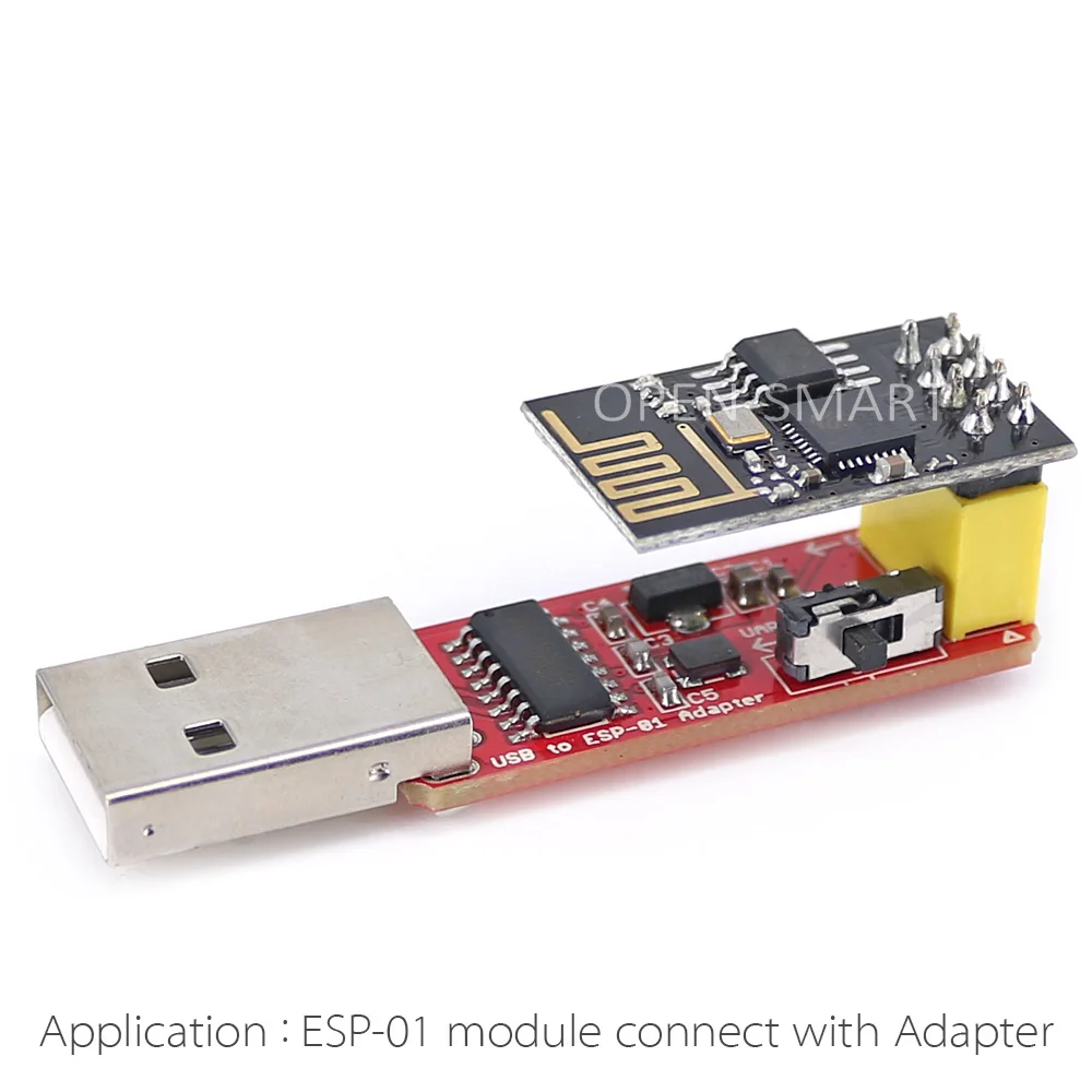 ESP8266 Wi-Fi модуль приемопередатчика+ USB к ESP-01 адаптер последовательный беспроводной адаптер отладка прошивки программирование для Arduino