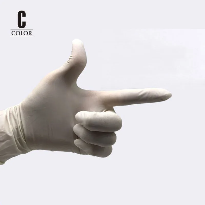 5 пар одноразовых перчаток из мягкой резины ультратонкие стерильные для