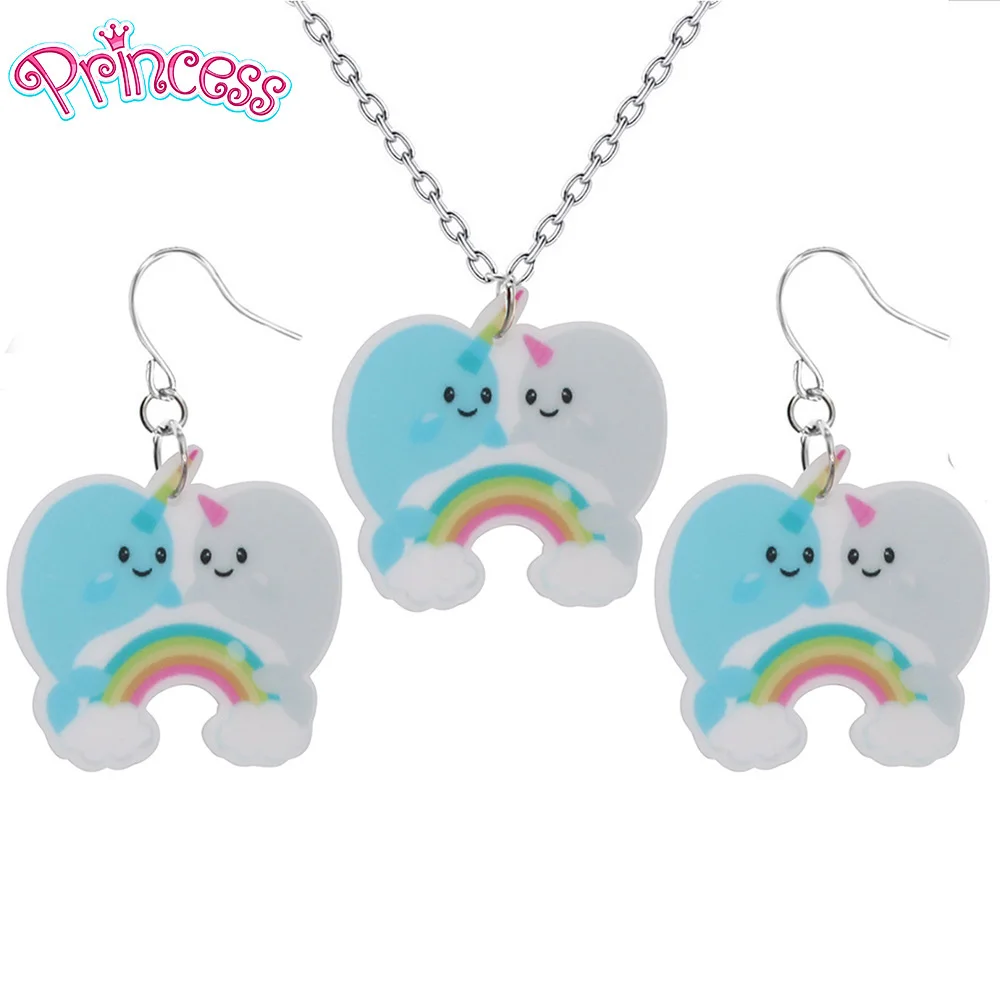 2019 новые модные подарочные украшения для девочек дельфин единороги подвеска