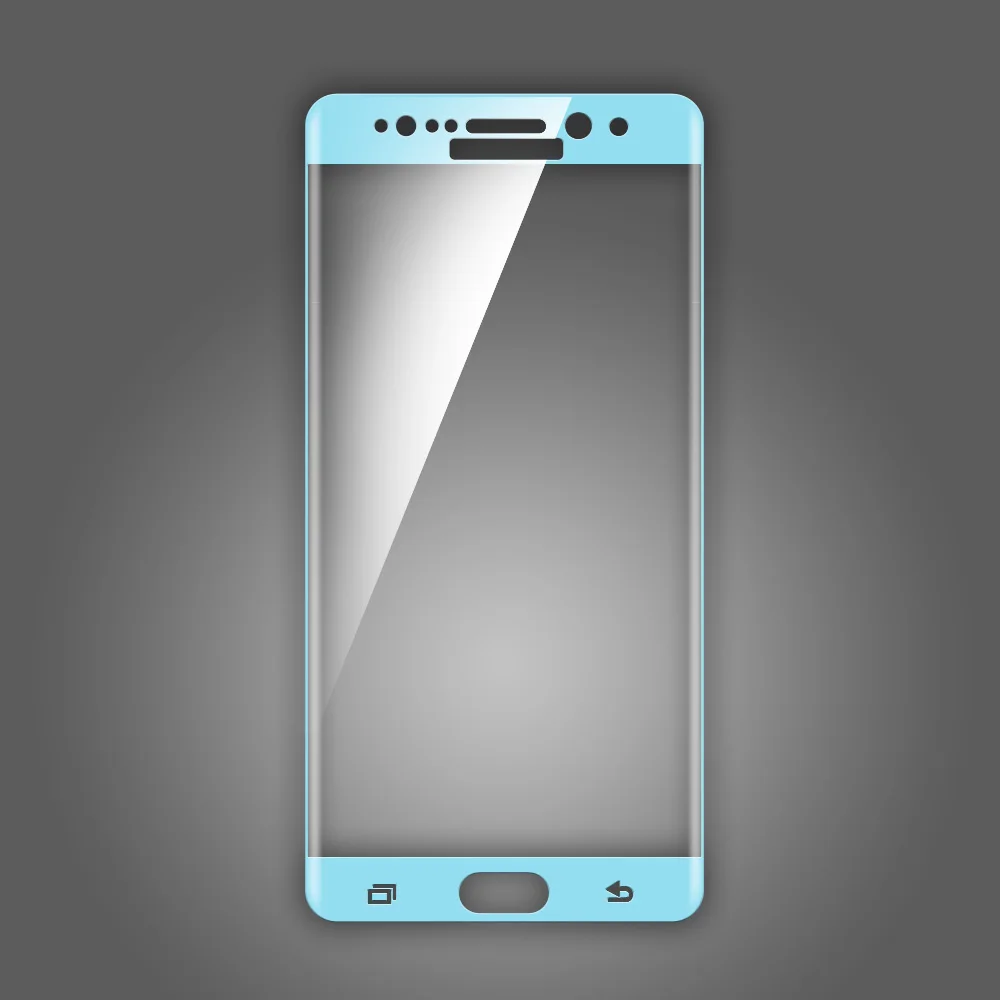 bule Для samsung Galaxy Note7 3D покрытие полное покрытие закаленное стекло протектор экрана для Note 7/Note FE/Note Fan Edition(L0622 - Цвет: bule