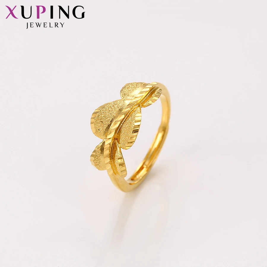 Xuping Elegant Ring Temperament Popular Design Charm Style Women Pure Gold Color Plated Jewelry Christmas Gift 14356 | Украшения и