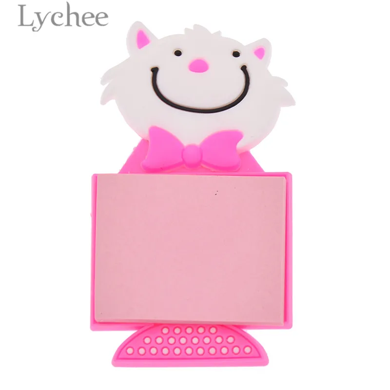 2 Lychee Kawaii животные дизайн Note бумажный магнит на холодильник прекрасный кот магнит на холодильник украшение для дома кухни - Цвет: 2
