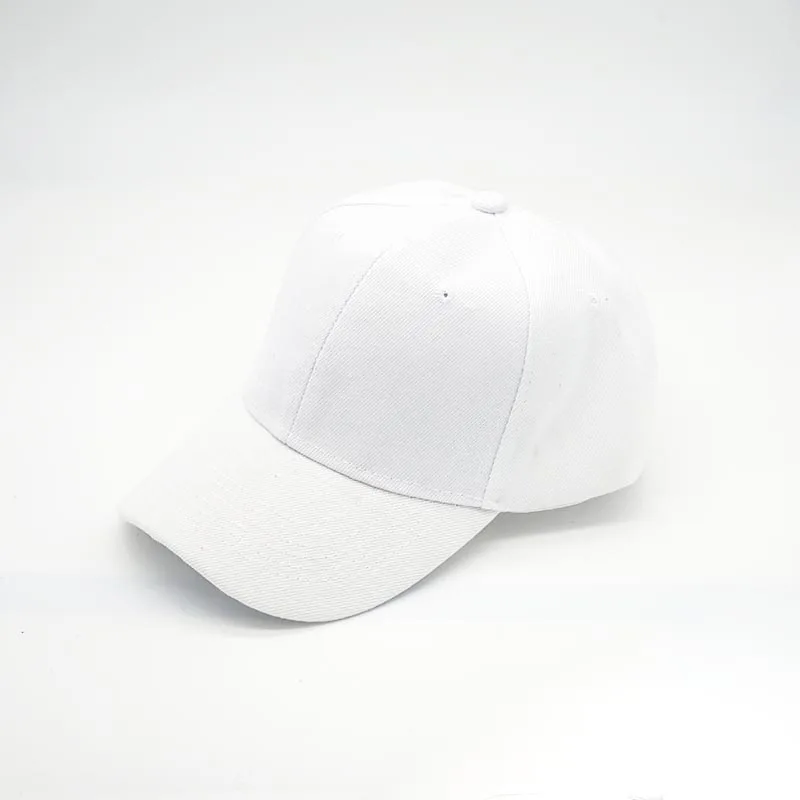 Одноцветная бейсболка, бейсболка, кепка s Casquette, облегающая Повседневная Кепка, хип-хоп, папа, головные уборы для мужчин и женщин, унисекс - Цвет: white