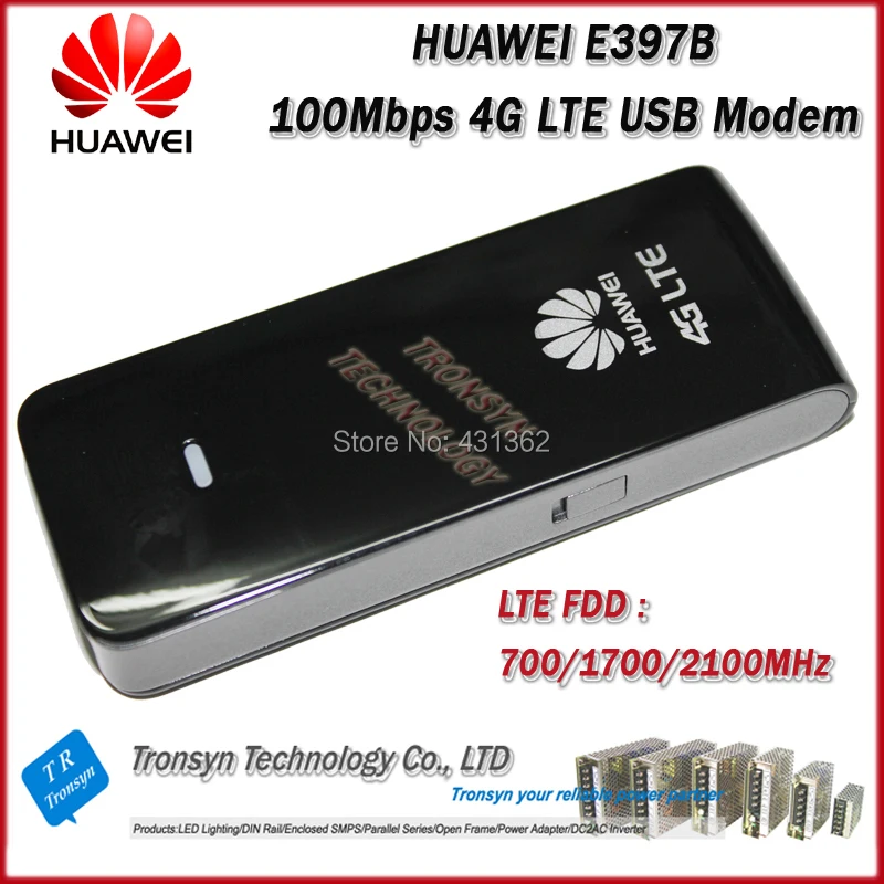 Совершенно новый оригинальный 100 Мбит/с HUAWEI E397B-501 4G USB Sim-карта модем с поддержкой