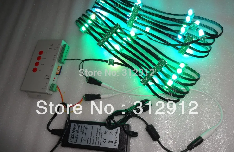 100 шт. узел WS 2811 пикселей 12 В постоянного тока не водонепроницаемый вход Размер: 13