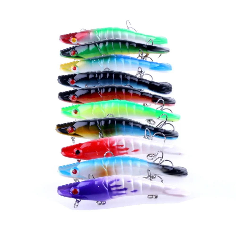 Большая распродажа искусственная рыболовная приманка-креветка 10 шт. приманка с