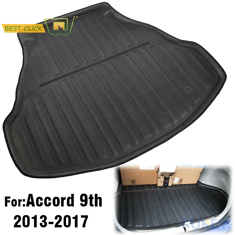Аксессуары для Honda Accord Sedan купе 2013 2014 2015 2016 2017 напольный грузовой коврик задний