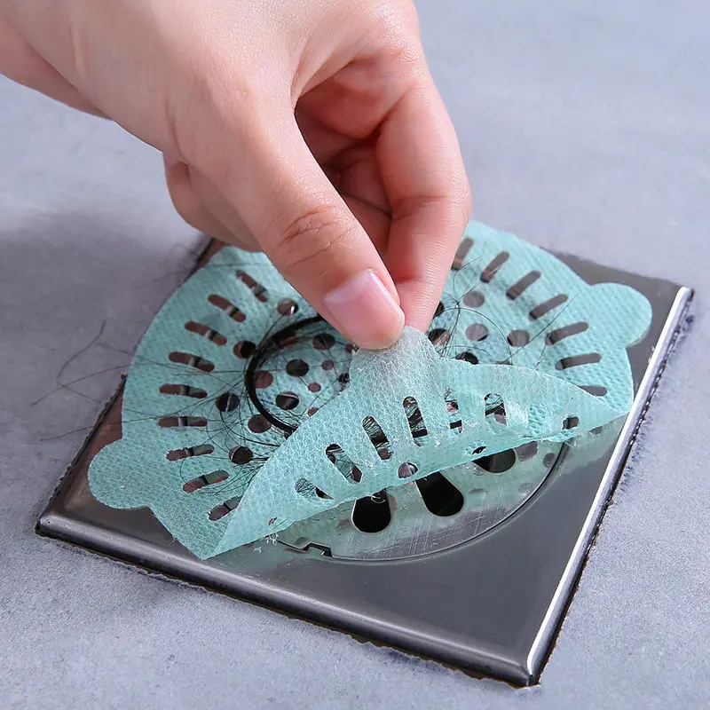 10 шт одноразовых стопперов для волос антиблокирующий фильтр слива пола сливной