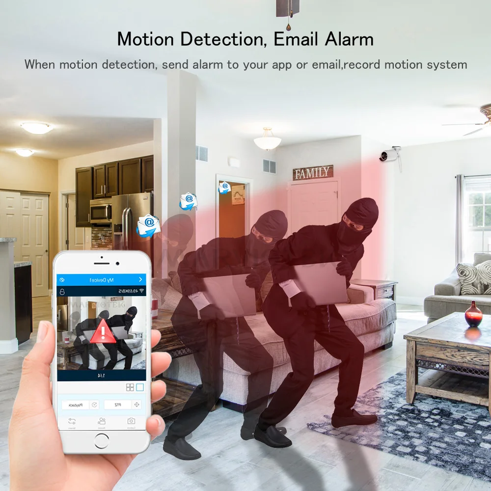Беспроводная камера безопасности система наружного 8CH CCTV системы 1080 P ip WiFi Vidio