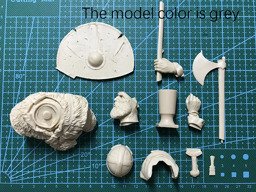 Неокрашенный набор 1/10 фигурка старинного воина Викинга бюста историческая