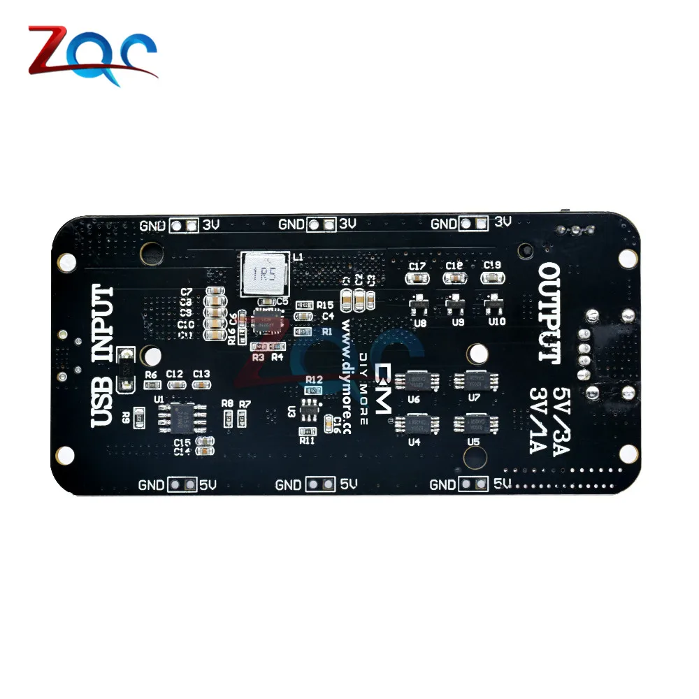 ESP8266 ESP32 Двойной 18650 литиевая Защита аккумулятора V8 5 V/3A 3 V/1A мобильный Мощность банк Батарея модуля зарядки Micro USB для Arduino