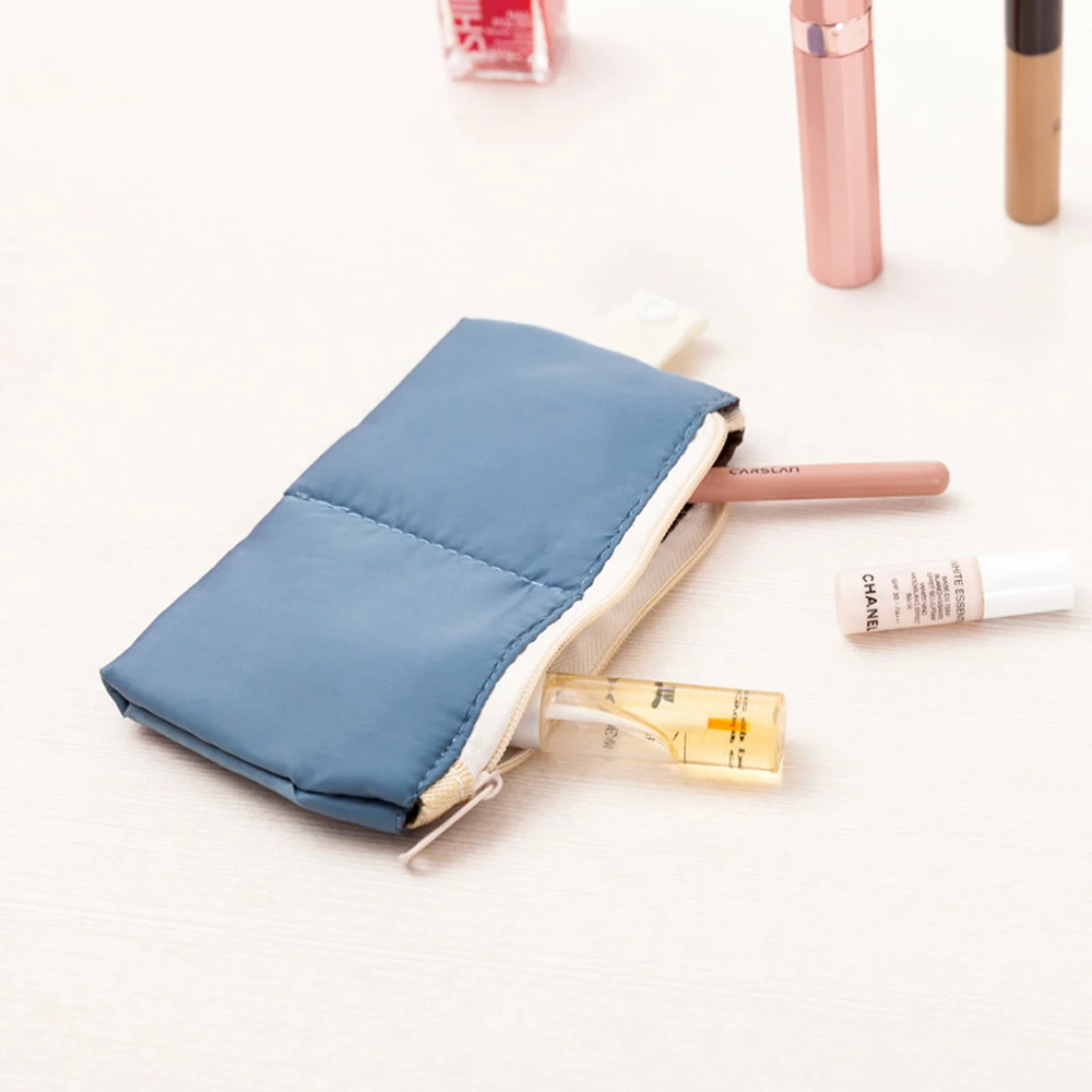 New Arrival Barrel Shaped Travel Drawstring Cosmetic Bag Nylon High Capacity Elegant Drum Wash Bags Makeup Organizer Storage | Багаж и