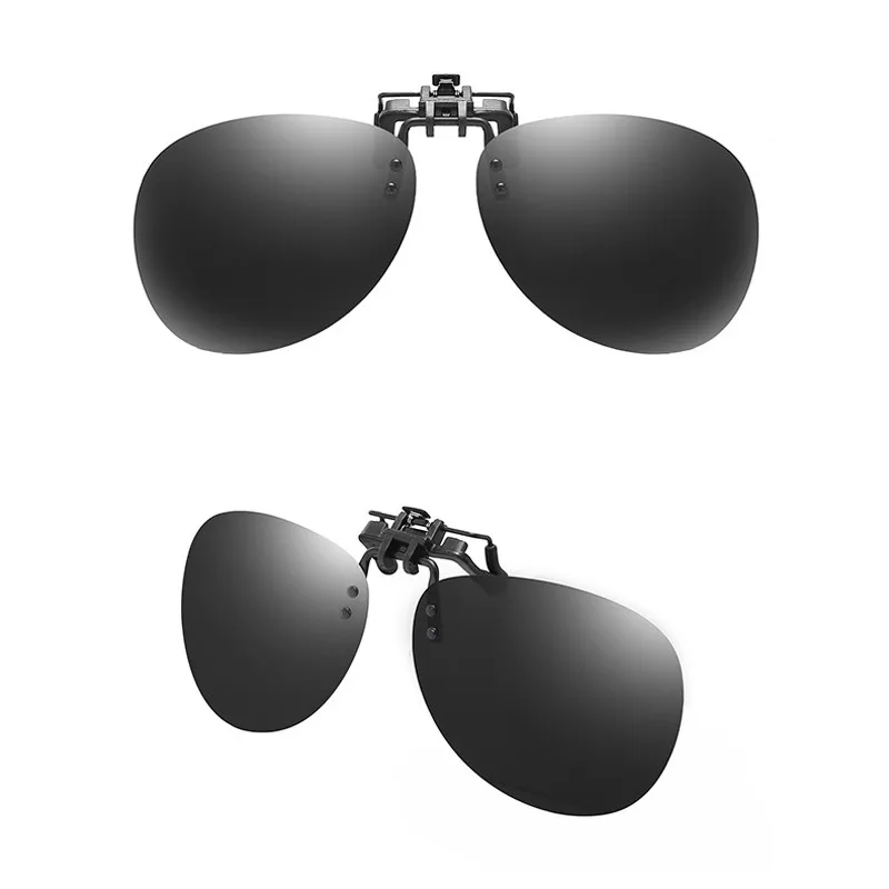 Поляризованные зеркальные зажим для пилота солнцезащитные очки вождения линзы