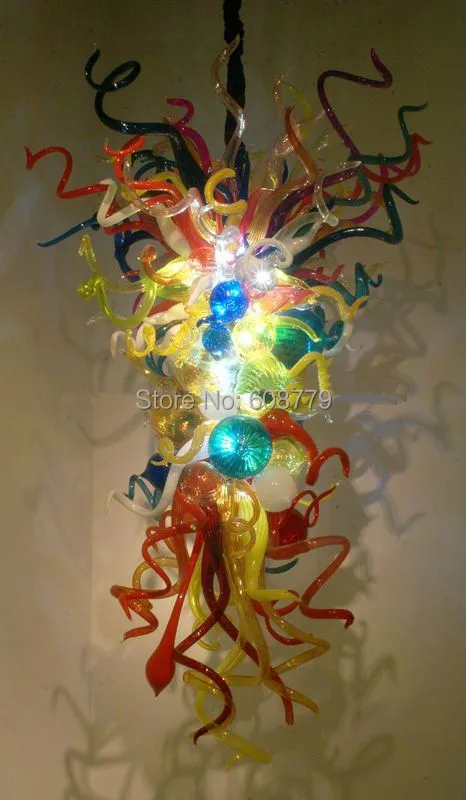 

Free Shipping Fast Delivery Hotel Lobby Multi Colored Modern LED Chandelier
