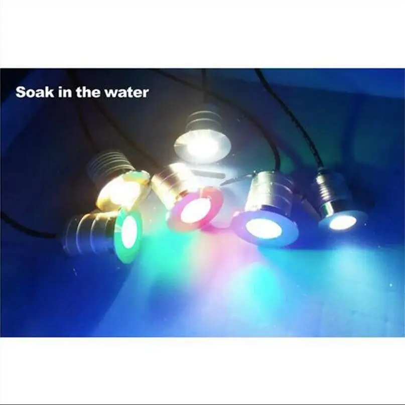 3 Вт LED подземный свет IP67 DC12V-24V CREE утопленная палуба напольное освещение