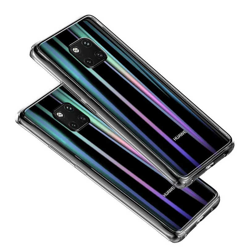 Листовое стекло крышка для huawei mate 20 Pro Чехол TPU рамка Задняя стеклянная чехол