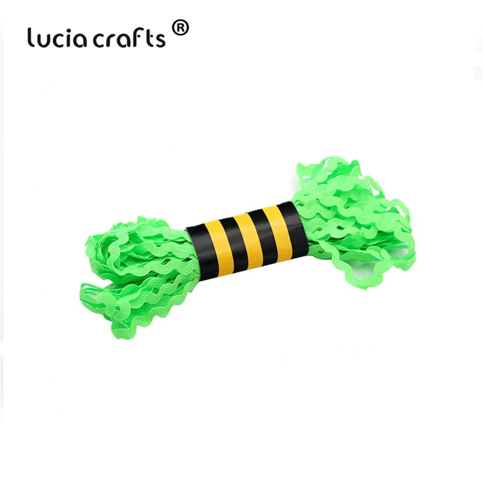 Lucia crafts 15 ярдов/шт 8 мм многоцветная корсажная лента для самодельных волос бант свадебные декоративные аксессуары для вечеринок W0501