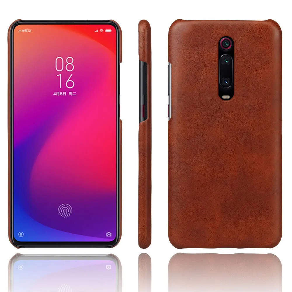 Crazy horse brown Ретро Crazy Horse, стильный кожаный чехол для телефона, чехлы для Red mi K20 Pro Note 7, роскошный кожаный чехол+ PC задняя крышка, чехлы для Xiaomi mi 9T Pro - Цвет: Crazy horse brown
