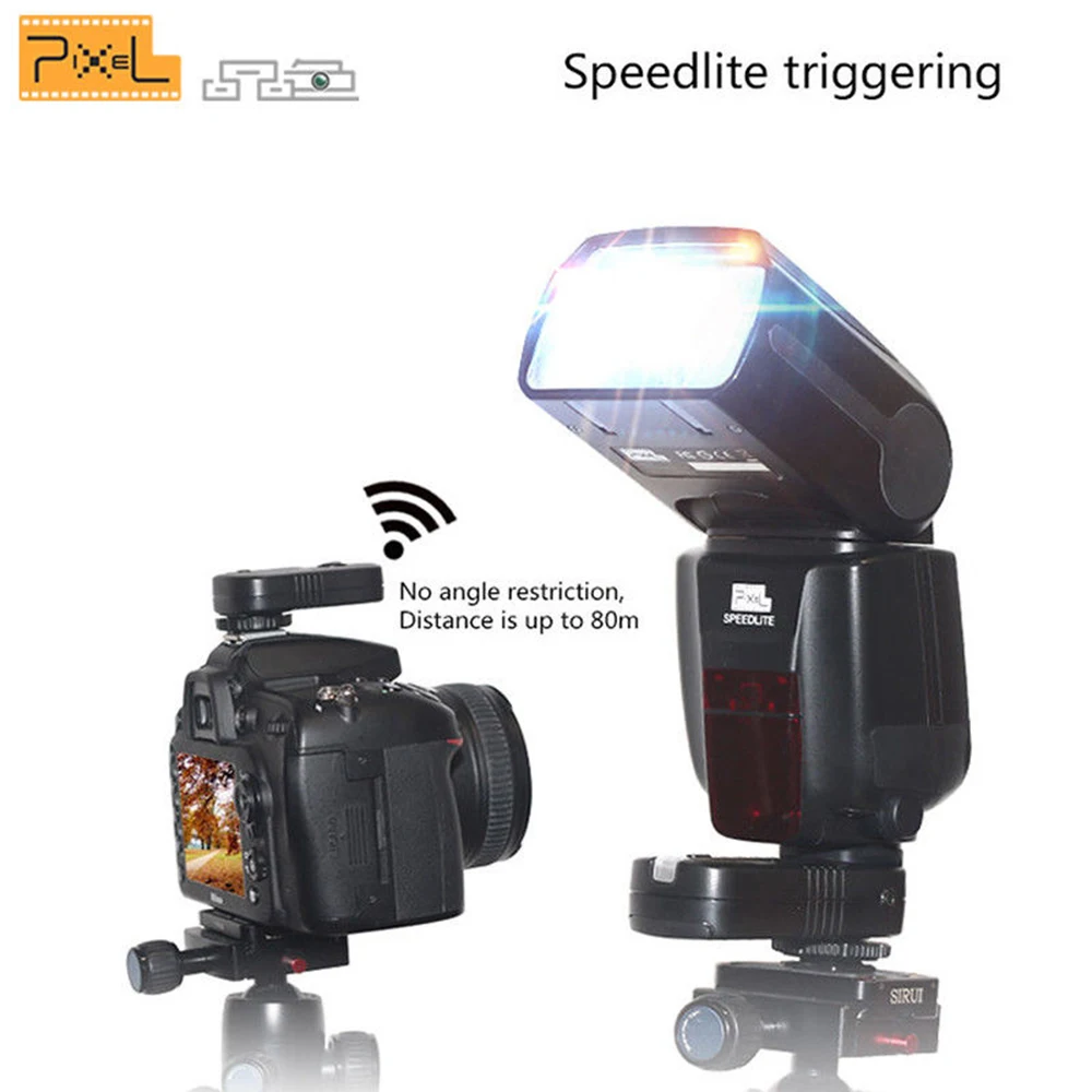 Pixel X800C Стандартный TTL HSS Беспроводная вспышка Speedlite & TF 361 беспроводной триггер для