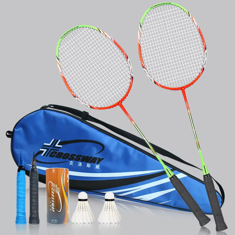CROSSWAY 2 шт. карбоновая ракетка для бадминтона комплект ракеток двойная игра
