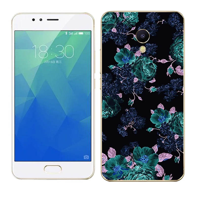 Силиконовый мягкий чехол для Meizu M5S mini Meilan5S задняя черная матовая крышка с