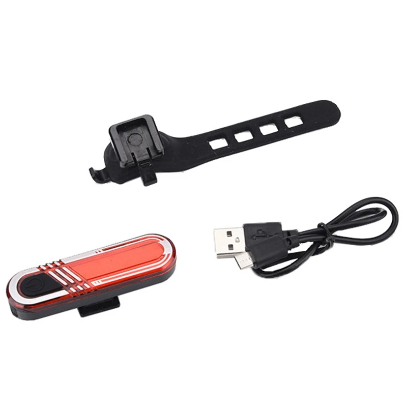 SEWS велосипедные задние фары зарядка через USB предупреждающий свет подсветка