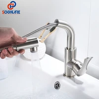 bathroom faucet brushed nickel mixer sink tap bath faucet mixer tap hot cold water taps and faucets for bathroom and kitchen