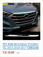 Для hyundai Tucson- хромированный внутренний регулятор сидения Кнопка фиксатора чехол для пульта Garnish формовка автомобиля Стайлинг