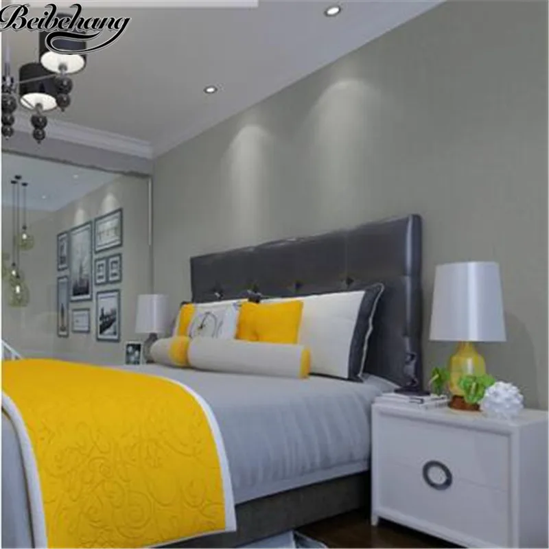 Beibehang простые Серые Черные нетканые обои для спальни современные ресторана белые