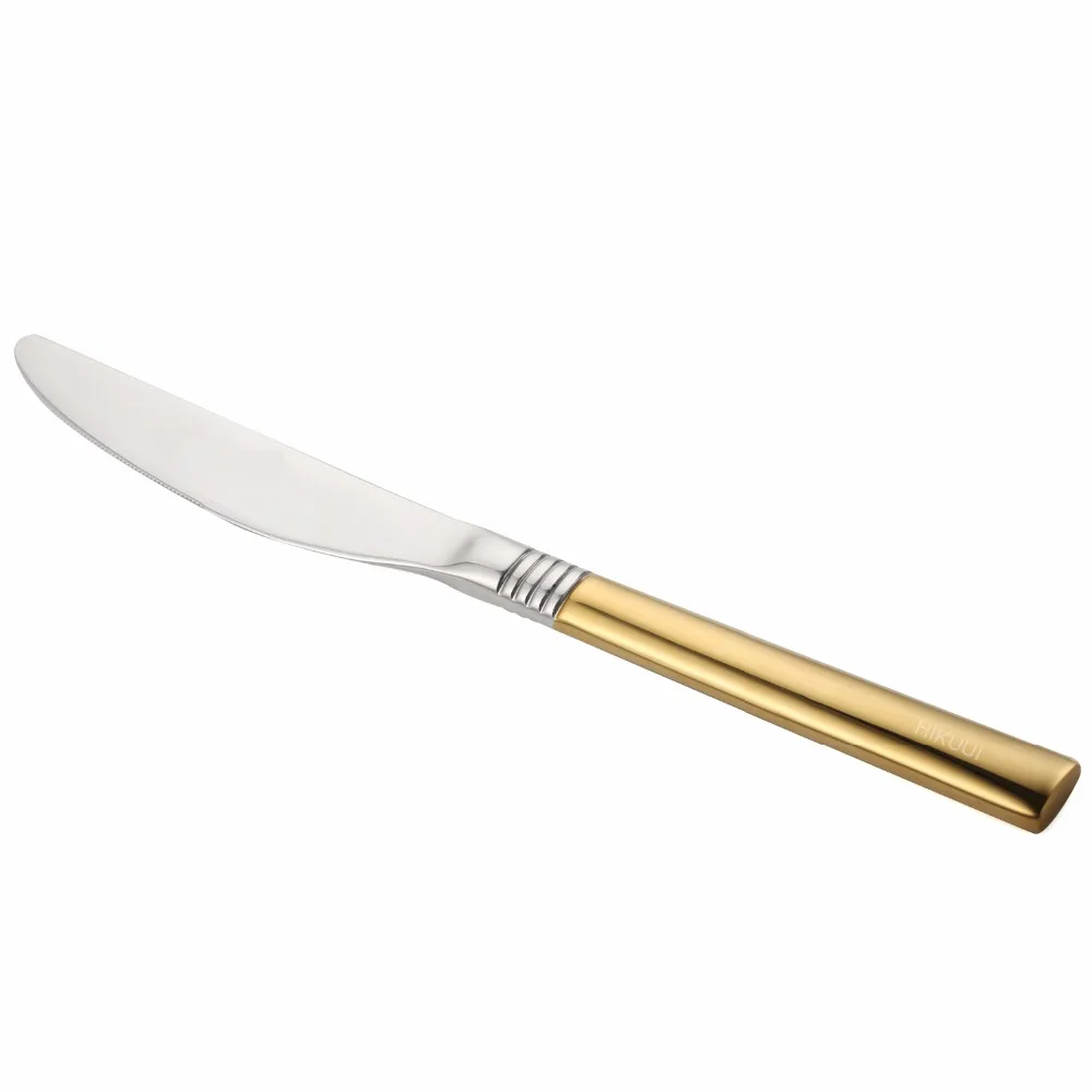 Набор столовых приборов из нержавеющей стали 4 шт. 18 10 дюймов|cutlery set|gold cutleryflatware set |