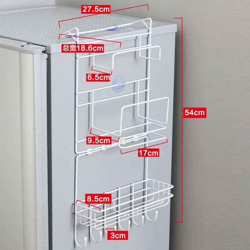 

Kitchen Nevera Side Shelf Rack Sidewall Multipurpose Shelf Crack Storage Rack Multi-layer Holder Refrigerator Estante Fridge